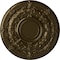 Ekena Millwork Dauphine Ceiling Medallion (Fits Canopies up to 13 1/4"), Hand-Painted Brass, 33 7/8"OD x 1 3/8"P CM33DABRS - alternate 1